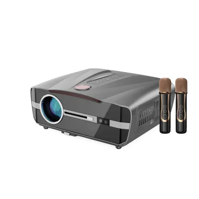 1550ANSI Smart Android 4K Projector Portable LCD Lamp Optional US Mini Google Beamer Outdoor Cinema Bedroom Living Room 1080p