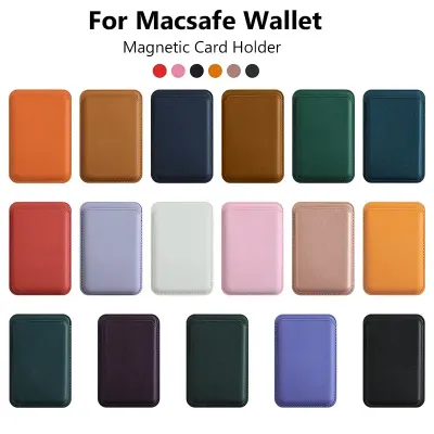 For Magsafe Accessories Magnetic Wallet Holder Leather Case For iPhone 13 12 14 15 16 17 Pro Max Card Holder Phone Purse Cover