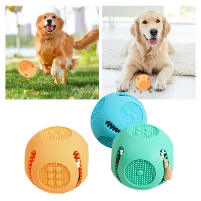 Interactive Dog Toy Treat Dispenser Puppy Playing Dog Puzzles Balls IQ Training