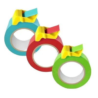 YITAPE 3PCS Portable Masking Tape with Cutter Set Painter Tape for Wall Painting DIY Craft Easy Tear Tape Dispenser Manual Tool