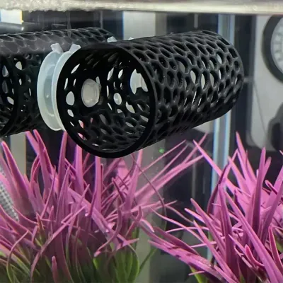 Betta Fish Hideout Hollow Tube Ornament With Suction Cup Safe Rest Shelter Aquarium Landscape Decoration For Small Pet Fish Tank