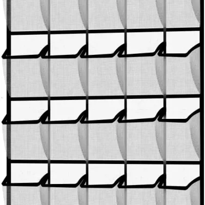 35-Pocket Over the Door Shoe Organizer, Large Mesh Hanging Rack for Closet, Dorm & Bathroom with 4 Metal Hooks