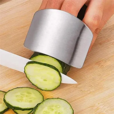 Finger Guard Finger Protectors Stainless Steel Finger Hand Cut Protect Knife Safe Use Creative Kitchen Products Gadgets Tools