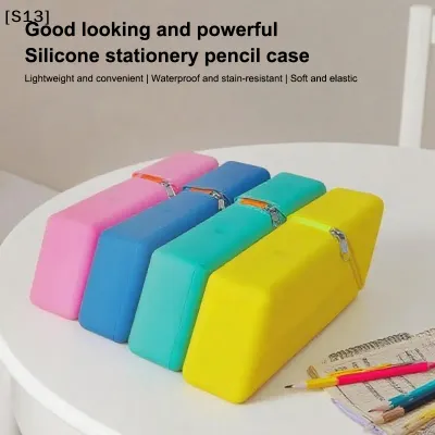 Stylish Foldable Silicone Pen Holder Multi-Purpose Desktop Stationery Organizer Cup For Office Study Students Practical Desk Sto