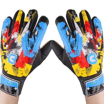 Soccer Goalkeeper Gloves, Graffiti Style Goalkeeper Gloves With Strong Grip, Non-Slip Soccer Gloves