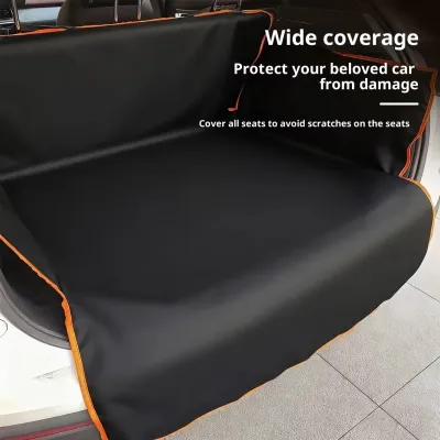SUV Cargo Liner - Waterproof Trunk Seat Cover for Back Cargo Area Universal Fit Waterproof 600D Oxford Cloth Dog Car Seat Cover