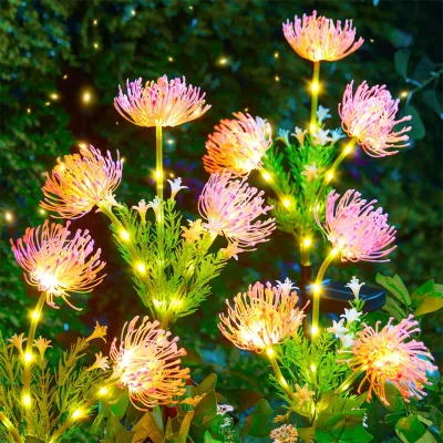 Outdoor LED Solar Landscape Lamp Waterproof Garden Lights  for Garden Pathway Yard Lawn Backyard Home Decoration Flower Light ﻿