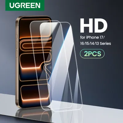 UGREEN 2PCS Screen Protector For iPhone 17 16 15 14 13 12 Pro Max Tempered Glass For iPhone 16 Plus Screen Protectors 15pro Film