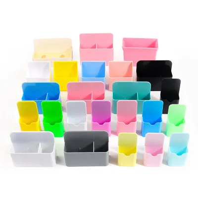 Refrigerator Magnet Magnetic Fridge Storage Box Cans Marker Pencil Pen Holder Desk Organizer Storage Accessory Magnet Plastic