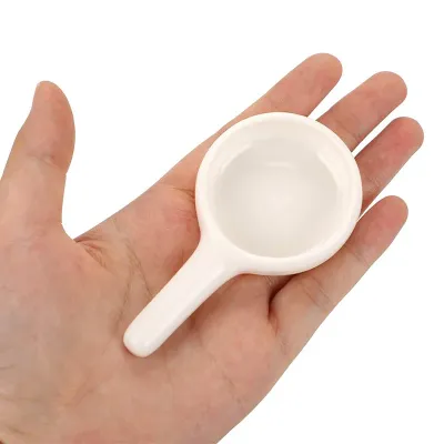 1Pcs Ceramic Little Candle Spoon Tealight Wax Warmer Candle Holder Replacement for Essential Oil Burner Fragrance Tray