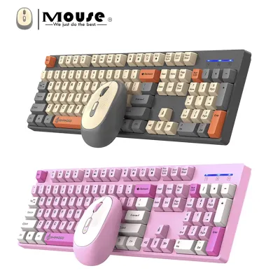 2.4G Wireless Office Keyboard Mouse Combo For Office Home Stable & Durable Connection Full-Size Keyboard Set For PC Laptop