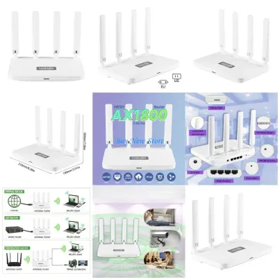 20CE Router AX1800 WiFi6 Gigabits Ethernets Port 2.4/5Ghz Amplifiers Highly Speed Double Bands Router Amplifiers