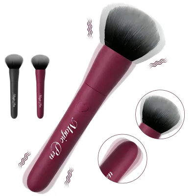 Makeup Brush G Spot Vibrator Sex Toys Powerful Vibrating Vagina Nipple Orgasm Stimulator USB Wireless Charging AV Stick Massager