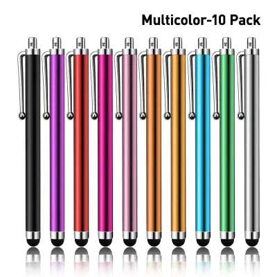 10Pcs/Lot Universal Stylus Pen Drawing Pencil Capacitive Screen Touch Pens Mulit Color for Apple iPad Android Tablet
