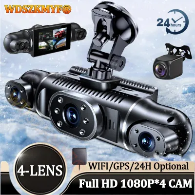 360 Degree Car DVR 4*1080P Video Recorder WIFI GPS Dash Cam for Car 4 camera Rear View camera 24h Parking Monitor Car Assecories