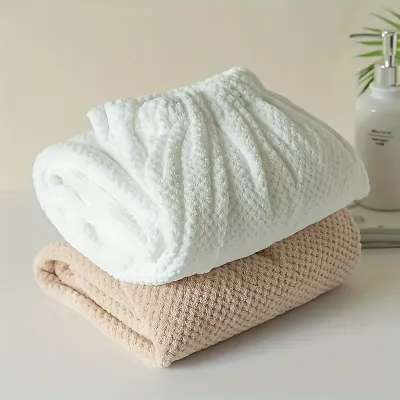 1/2Pcs Bath Wrap & Hair Towel Wrap Set - Microfiber Quick Dry Absorbent, Soft Bath Skirt & Hair Turban for Women Home Shower Spa