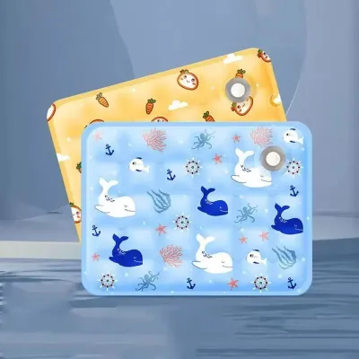 Floor Mat Cool Pet Cooling Mat Ice Gel Self Added Water Dog Cold Bed Mat Moisture-proof Portable Dog Cat Sleeping Pad Animal