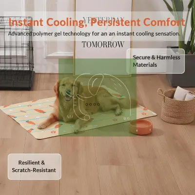 Reusable Pet Cooling Mat Waterproof Gel Pad For Dogs Cats Summer Non Toxic Cool Bed Mat Accessories Gift