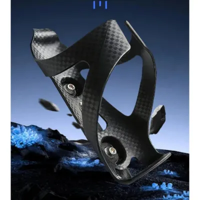 Nylon Carbon Fiber Bike Water Bottle Cage, Drink Cup Holder for Road MTB Gravel Bike