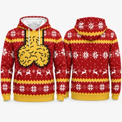 Christmas Ugly Hoodie Sweatshirt Men's and Women's Hooded Sweatshirt for Holiday Parties Long Sleeve Pullover Shirt Harajuku Y2k