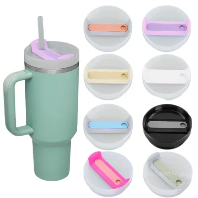 40 Oz For Stanley Thermal Water Bottle Cover Coffee Cups Flip Straw Cap Replacement Spill Proof Mugs Tumbler Lid Accessories