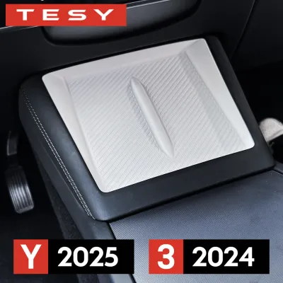 For TESLA Model Y Juniper Launch 2025 Model 3 2024 Highland Wireless Charging Silicone Pad Cover Center Control Bottom Mat