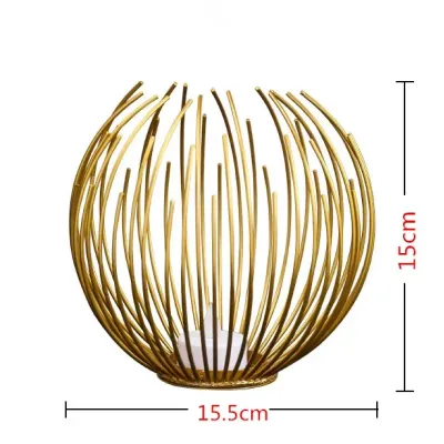 Nordic Morden Metal Hollow Out Metal Iron Candle Holder Articles Candlestick Hanging Lantern  Wedding Home Decor Gifts QA220