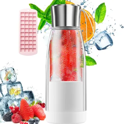 Waterproof Portable Travel Blender Smoothie with Spout Portable Blender USB Rechargeable Protein Blender Car Battery