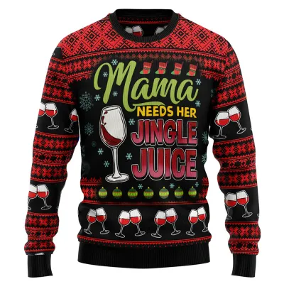 Santa Claus Wine Pattern Ugly Christmas Sweater Fashion 2026 3D Printed Hoodies Men New Year Holiday Merry Christmas Sweatshirts