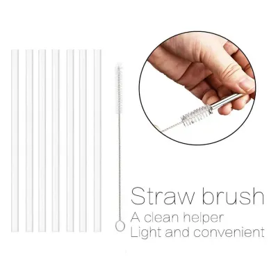 7 In 1 Water Bottle Replacement Straw High-Grade Plastic Straws For Stanley Tumbler Cup Accessory Reusable Straw With Brush