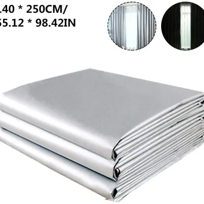 Blackout Curtains with Coated Lining Thickened Light Waterproof Blocking Thermal Insulated Window Curtain Panels for Bedroom