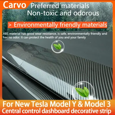 Upgraded Interior Trim Kit for Tesla Model 3 Highland 2024 & Model Y 2025, Dashboard Center Console and Door Side Panel Covers