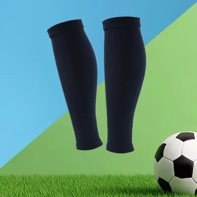 2 Packs Men's Grip Soccer Socks and Football Leg Cover, Non-Slip Leg Shin Guards Cover for Basketball, Football, Sports