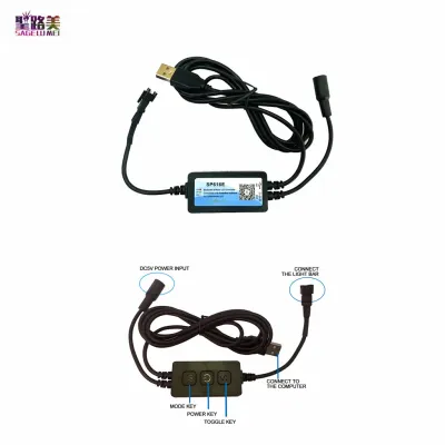 SP616E Micro Music Controller AmbiBox Monitor USB Computer TV Backlight PC Bluetooth Controller For DC5V WS2812 LED Strip Light