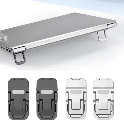 2/4pcs/Set Foldable Laptop Stand Portable Notebook Support Holder Adjustable Riser Cooling Bracket Universal for Laptop Tablet