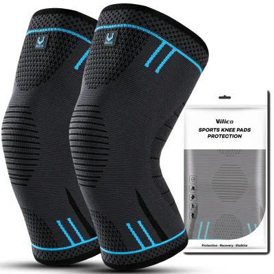 1 Pcs Compression Knee Support Sleeve Elastic Knee Pads Brace Springs Gym Sports Protector Basketball Hiking leg guards