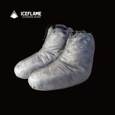 Ice flame NXT Утковый пуховой чехол для наружного кемпинга, ультралегкие унисекс пуховые носки, аксессуары для спального мешка, термальный материал 10D