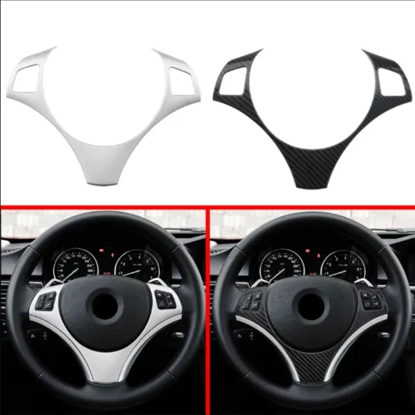 Car Inner Steering Wheel Panel Cover Frame Trim for BMW E90 3 Series 2005 - 2012 for BMW E87 1 Series 2004-2011 Acc.