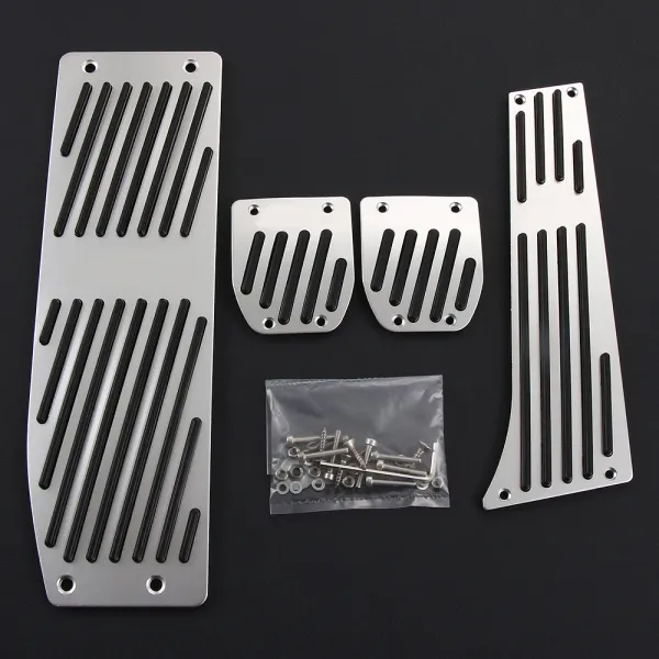 Non-drilling Non-slip Accelerator Gas Fuel Brake Foot Rest Pedal Pads For BMW 1,3 Series X1 E39 E46 E87 E90 E91 E92,Car Styling