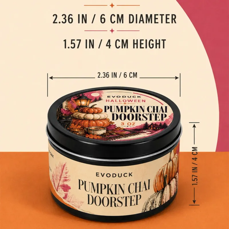 Pumpkin Chai Scented Candle Gift Set (6-Pack) 4