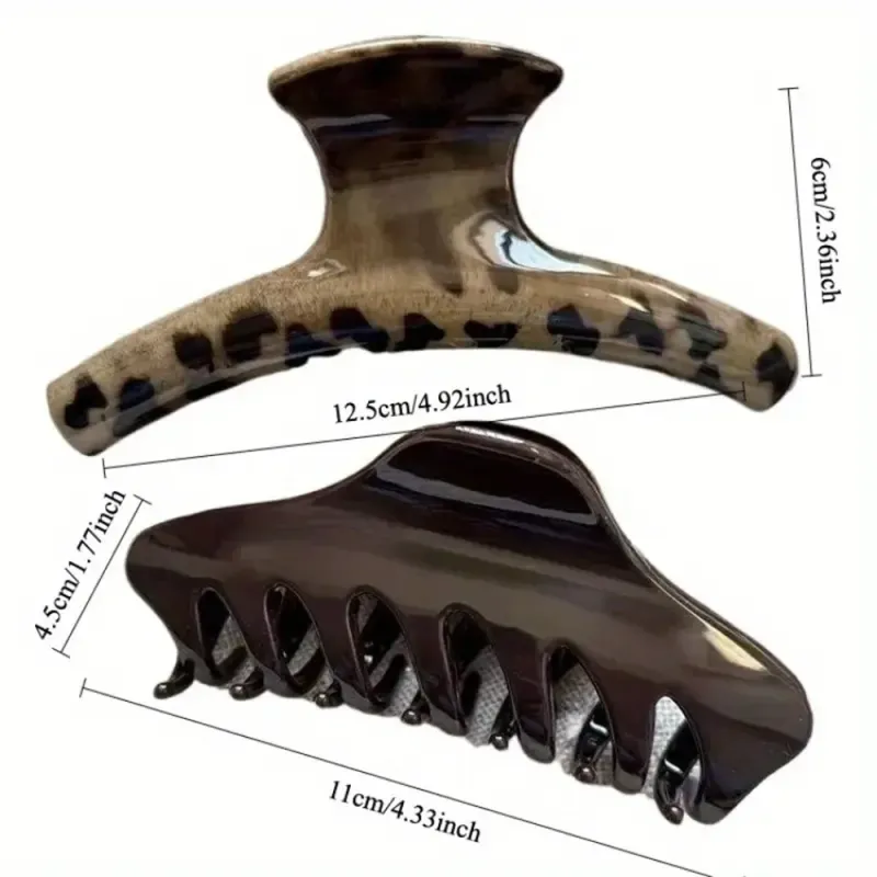 Large Shark Clip Hair Claw Set 2