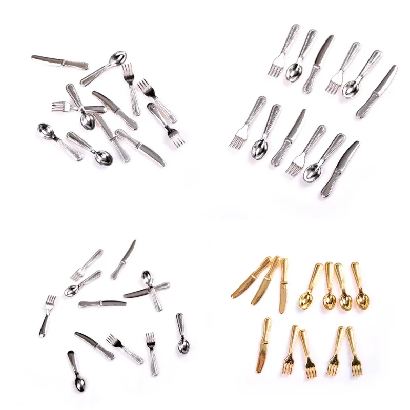 12pcs Miniature Knife Fork Spoon Set 6