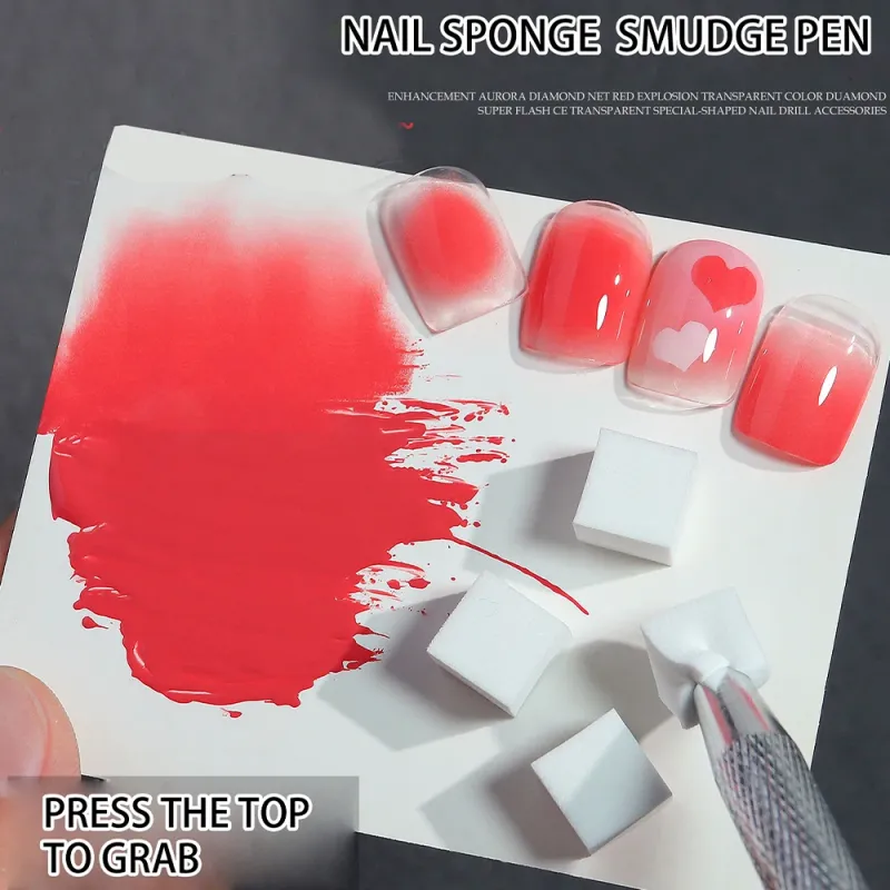 100pcs Gradient Nail Art Sponge Set 5