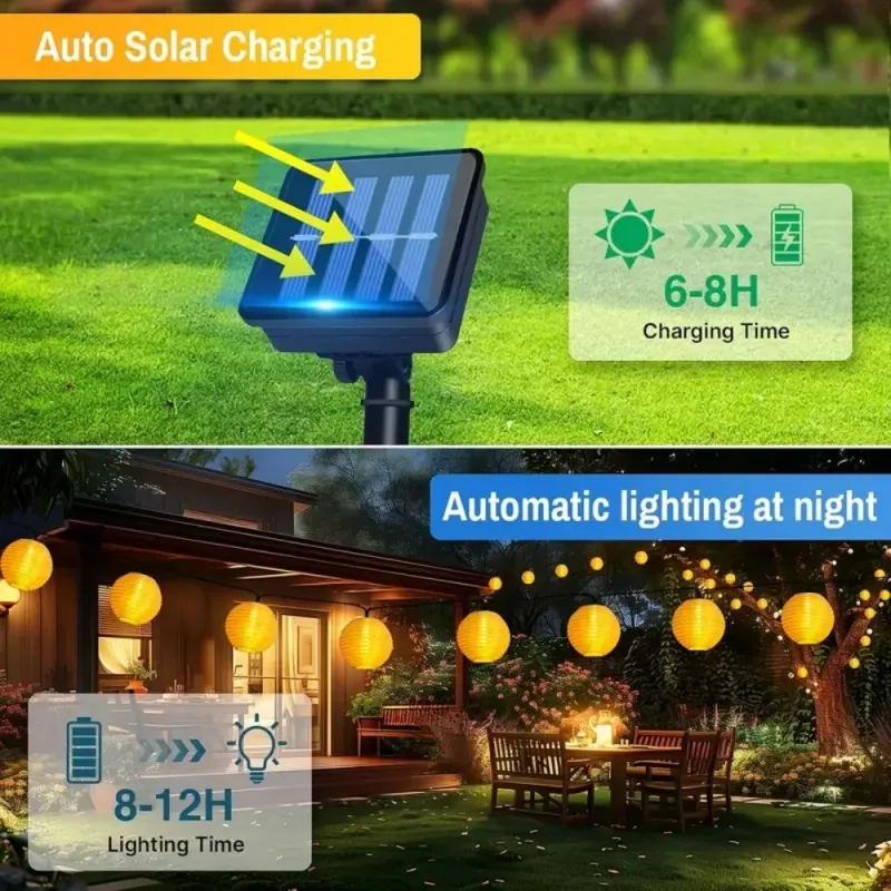 Solar LED Fairy Lights Outdoor 2