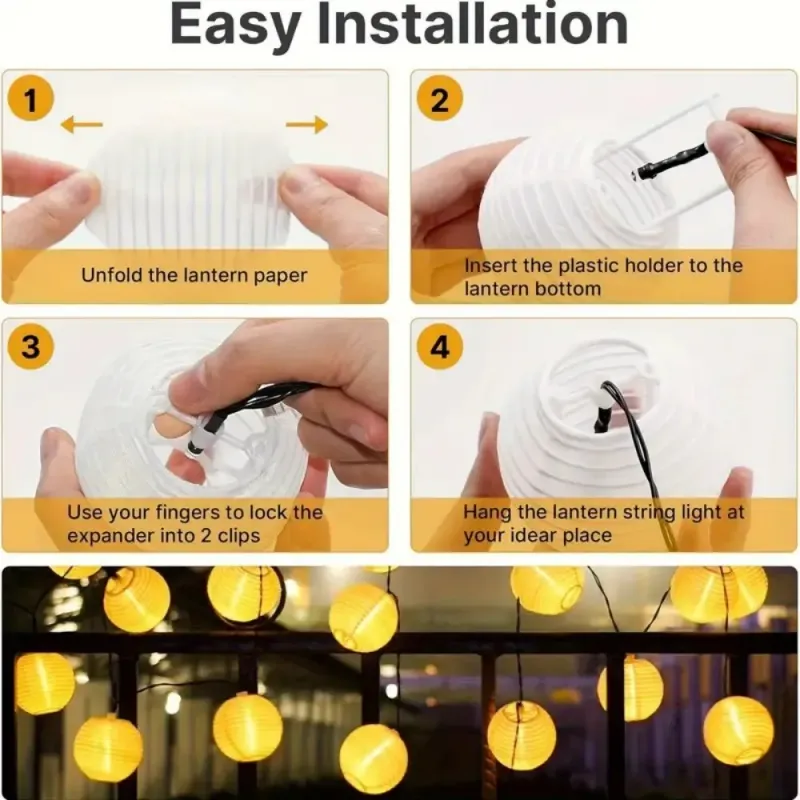 Solar LED Fairy Lights Outdoor 4