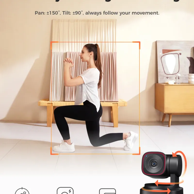 OBSBOT Tiny 2 Lite 4K AI Webcam 3