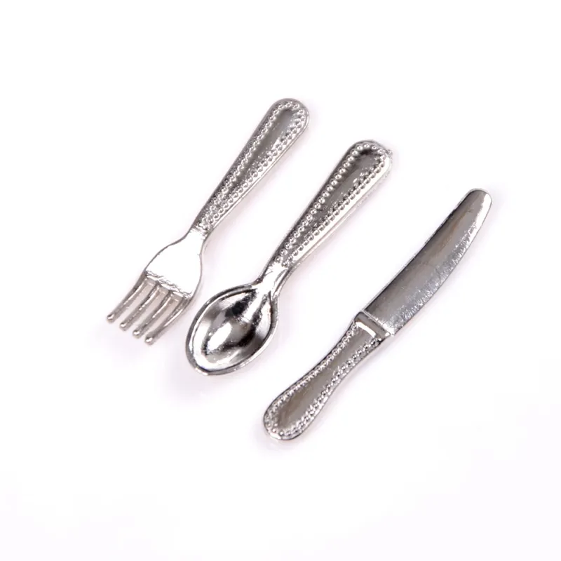 12pcs Miniature Knife Fork Spoon Set 4