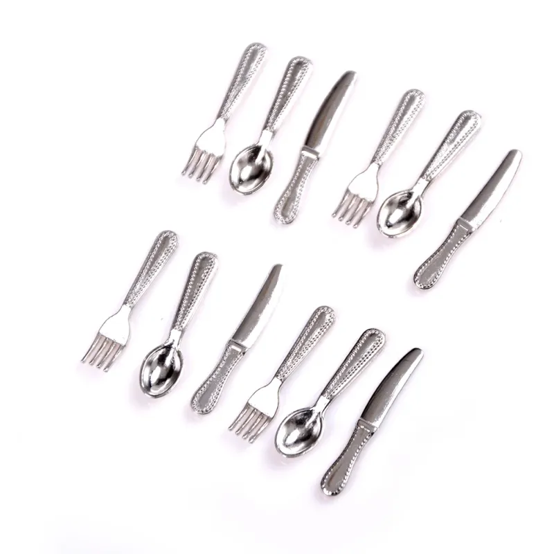 12pcs Miniature Knife Fork Spoon Set 2