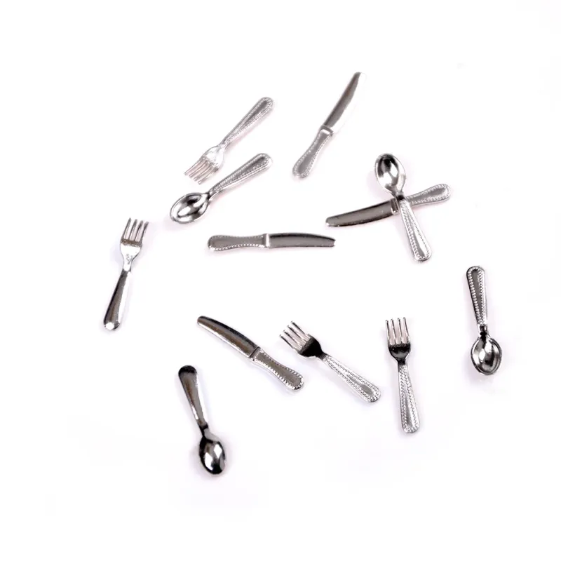 12pcs Miniature Knife Fork Spoon Set 3