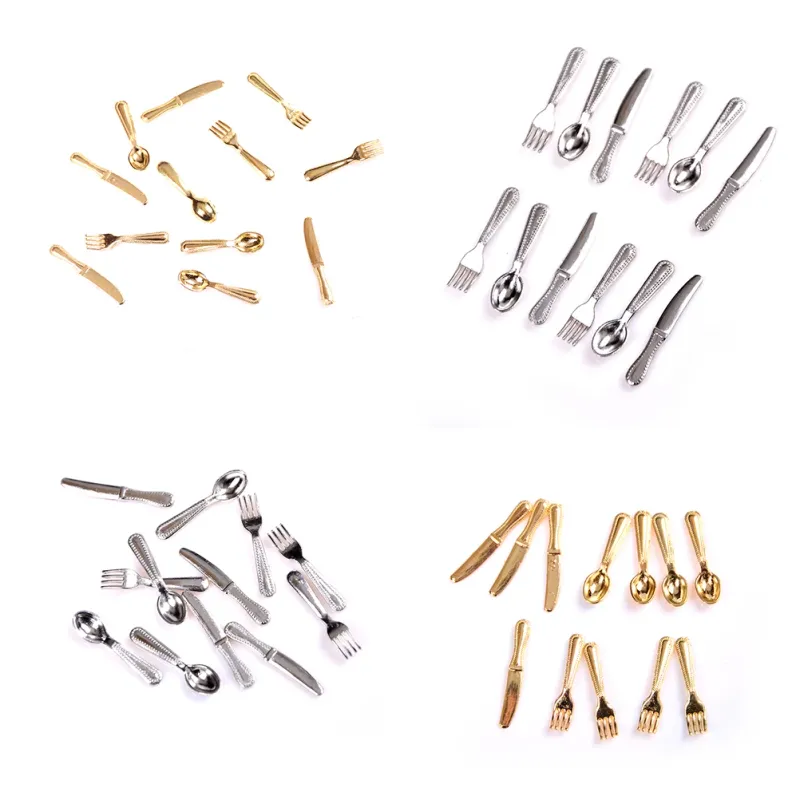12pcs Miniature Knife Fork Spoon Set 1